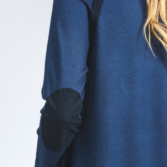 Burgundy Long Sleeve Pocket Tee 08014 - Picture 2 of 8